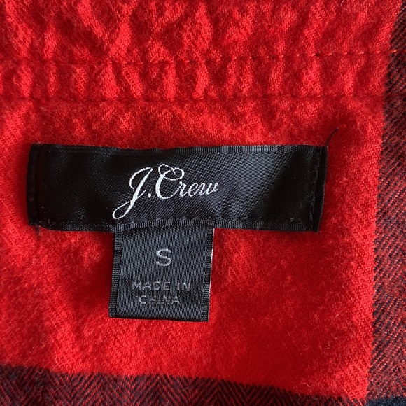 JCrew flannel with ruffle detail. - Picture 5 of 5